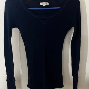 Aerie Blue Long Sleeve Top